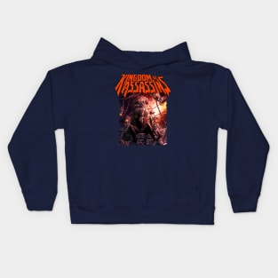 Kingdom of Assassins Skull throne Kids Hoodie